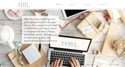 Desktop Screenshot of hblabels.com
